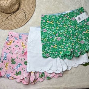Crown And Ivy Scallop Shorts 3 Pairs